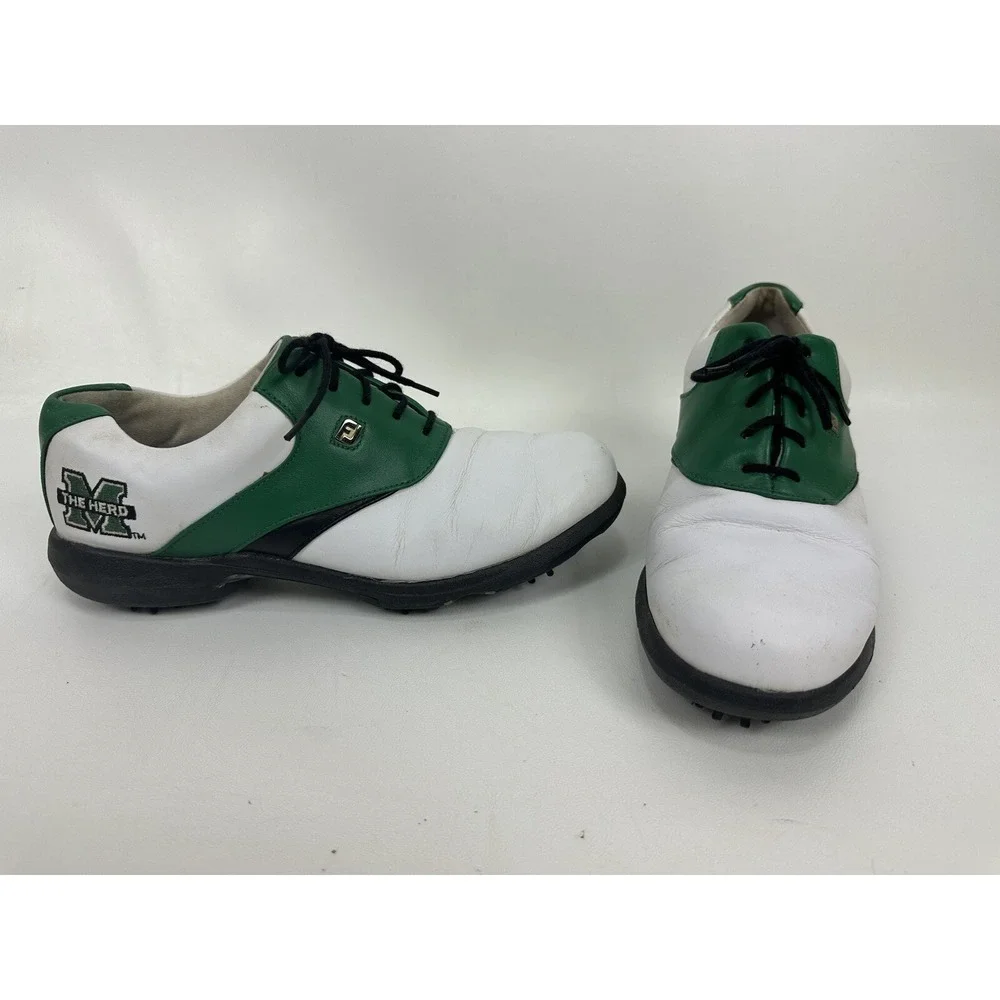 FootJoy DryJoys Women's Golf Shoes Size 8.5 Marshall University NCAA Saddle